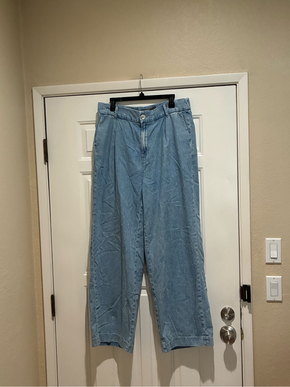 Torrid cotton Light Blue Wide-Leg Women's pants